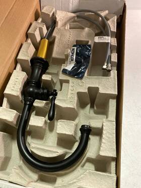 K-99264-bl Kohler Artifacts 1.5 Gpm Single Hole Bar Faucet - Matte Black