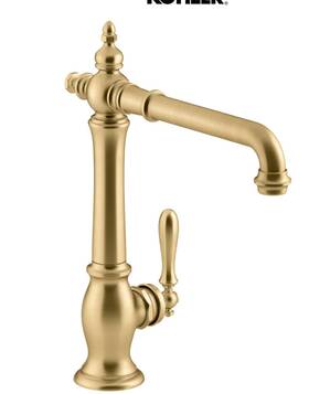 K-99266-2mb Kohler Artifacts Victorian Kitchen Prep Bar Faucet Moderne Brass New