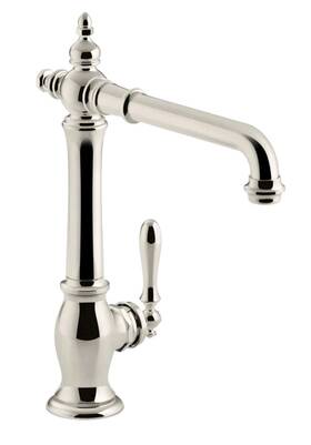 K-99266-sn Kohler Artifacts Single Hole Kitchen Faucet Polished Nickel