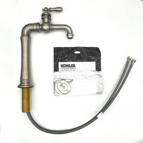 K-99268-sn Kohler Artifacts Gentlemans Bar Sink Faucet Vibrant Stainless Steel Open Box