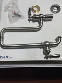K-99270-vs Kohler Artifacts Pot Filler Faucet Vibrant Stainless Steel