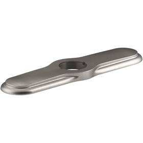 K-99272-vs Kohler Artifacts 3-hole Kitchen Faucet Escutcheon Vibrant Stainless
