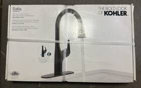 K-r24298-bl Kohler Safia Matte Black Kitchen Faucet With Soap Dispenser Technology
