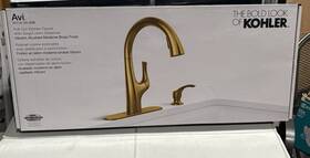 K-r27141-sd-2mb Kohler Avi Kitchen Faucet Vibrant Brushed Moderne Brass