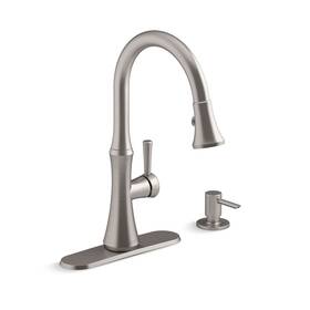K-r28706-sd-vs Kohler R28706-sd-vs Kaori Single Handle Kitchen Faucet With Pull Down Sprayer