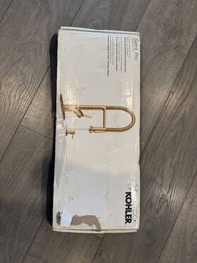 K-r29343-sd-2mb Kohler Setra Pro Single-handle Kitchen Gold Brass Sink Faucet R29343-sd-2mb New