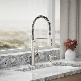 K-r33400-vs Kohler Albany Semi-professional Commercial Look Kitchen Faucet New