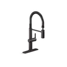 K-r38475-bl Kohler Haku Semi-professional Kitchen Faucet Matte Black New