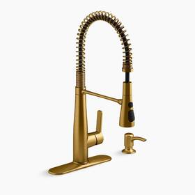 K-rec22745-sd-2mb Kohler Semi-professional Kitchen Faucet With Soap Dispenser