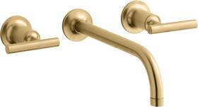 K-t14414-4-2mb Kohler Purist Wall-mount Bathroom Sink Faucet Trim With 9-in 90-degree Angle Spout