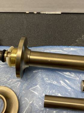 K-t14414-4-bv Kohler Purist 1.2 Gpm Wall Mount Bathroom Faucet Brushed Bronze