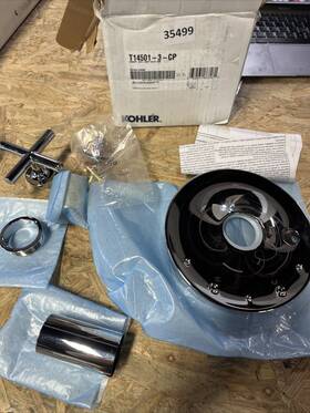 K-t14501-3-cp Kohler - Valve Trim Only Showers Read