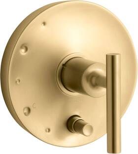 Kohler K-t14501-4-2mb Purist Valve Trim Handles Vibrant Brushed Moderne Brass