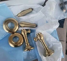 K-t98071-4-2mb Kohler T98071-4-2mb Artifacts Deck Mount Bath Handle Trim Vibrant Moderne Brass