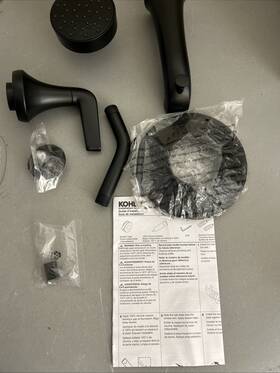 K-ts22026-4-bl Kohler Tempered - Tub And Shower Faucet Trim. Matte Black Finish