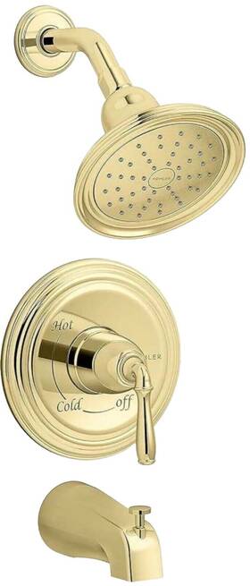 K-ts395-4s-pb Kohler - Devonshire -tub And Shower Faucet Vibrant Polished Brass