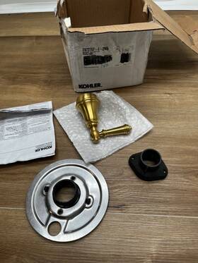 K-ts72767-4-2mb Kohler Valve Trim With Single Lever Handle For Parts Only