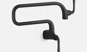 K-22066-bl Kohler K22066bl Graze Wall-mount Pot Filler In Matte Black- Used