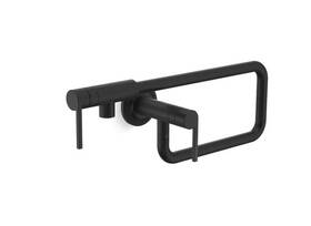 P23181-00-bl Kohler Kallista Juxtapose Wall-mount Pot Filler In Matte Black New
