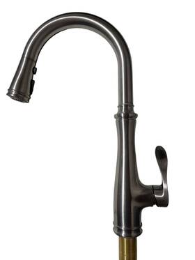 Pn-560-vs-hc Kohler Barely Used Bellera Single Hole Kitchen Faucet Stainless