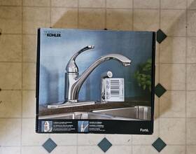 R10412-cp Kohler Forte Kitchen Sink Faucet Polished Chrome Finish