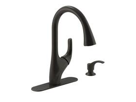 K-r18594-sd-cp Kohler R18594-sd-cp Trielle Kitchen Sink Faucet Polished Chrome