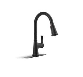 R21415-bl Kohler Tyne Pull-down Kitchen Faucet Matte Black Finish Factory Sealed