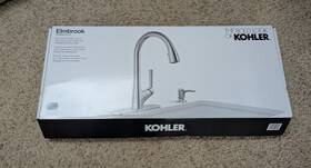 R22968-sd-cp Kohler Elmbrook Pull-down Sprayer Kitchen Faucet In Polished Chrome New