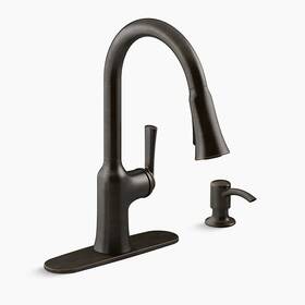R23089-sd-2bz Kohler Brynn Pulldown Kitchen Faucet