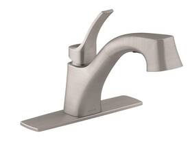 R26373-vs Kohler Cruce Single Handle Pull Out Kitchen Faucet - Vibrant Stainless
