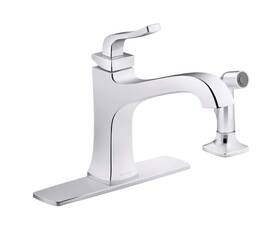 K-r26581-cp Kohler R26581-cp Rubicon Single-handle Kitchen Faucet With Sidespray