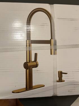 R26735-sd-bmb Kohler R26735-sd-2mb - Koi Pro Pull-down Kitchen Faucet And Soap Dispenser