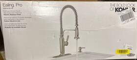 R28702-sd-vs Kohler Ealing Stainless Steel Kitchen Single Handle Faucet Sprayer