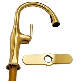 R29475-sd-2mb Kohler R29375-sd-2mb Sundae Pull Down Sprayer Kitchen Faucet - Brushed Brass