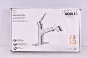 R29679-vs Kohler Vin Pull-out Kitchen Faucet In Vibrant Stainless Finish