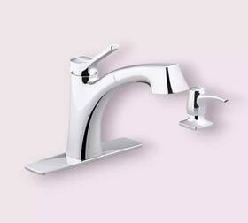 R30124-sd-cp Kohler Maxton Single-handle Pull-out Sprayer Kitchen Faucet Chrome