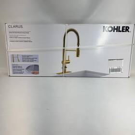 R3037-2mb Kohler New Clarus Semi-professional Pull-down Kitchen Faucet / Golden