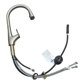 R31548-vs Kohler Leto Vibrant Stainless Pull-down Faucet With Deck Plate