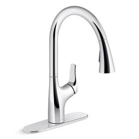 R33300-cp Kohler Pull-down Sprayer Kitchen Faucet 1-handle High-arch In Polished Chrome