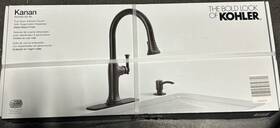 R33393-sd-bl Kohler Kanan Matte Black Single Handle Pull-down Kitchen Faucet