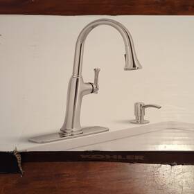 Kohler R33393-sd-sn Pull-down Kitchen Faucet Soap Dispenser Polished Nickel New #r33393-sd-sn