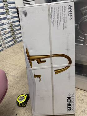 R33444-sd-2mb Kohler Anessia Pull-down Kitchen Faucet Brushed Brass Finish