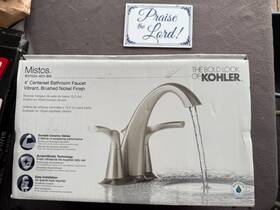 R37024-4d-bn Kohler Mistos Lavatory Faucet Double Handle Brushed Nickel