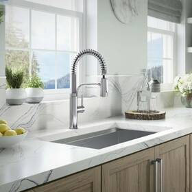R43211-op Kohler Provo Pulldown Kitchen Faucet-polished Chrome Finish Nib