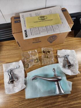 T16122-4-g Kohler -t16122-4-g Revival Bath Faucet Less Valve Deck Mount Brushed Chrome