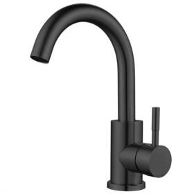 Sk8009 Kohonby Wet Bar Sink Faucet Single Hole Matte Black Handle For Kitchen