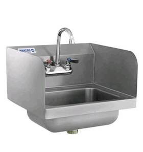28w-089 Kratos Nsf Commercial Hand Sink With Gooseneck Faucet - 14 Inch Wx10 Dx5 H
