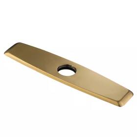 Kraus 313031644625 10 Inch Brass Deck Plate For Kitchen Faucet In Brushed