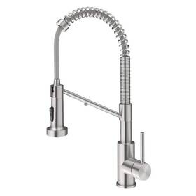 Kraus 846639054256 Pull-down Sprayer Kitchen Faucet Water Filtration System In Stainless Steel