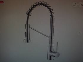 Kpf-1610ch Kraus Kff-1610 Bolden Commercial 1 Hole Pre-rinse Pull Down Kitchen Faucet